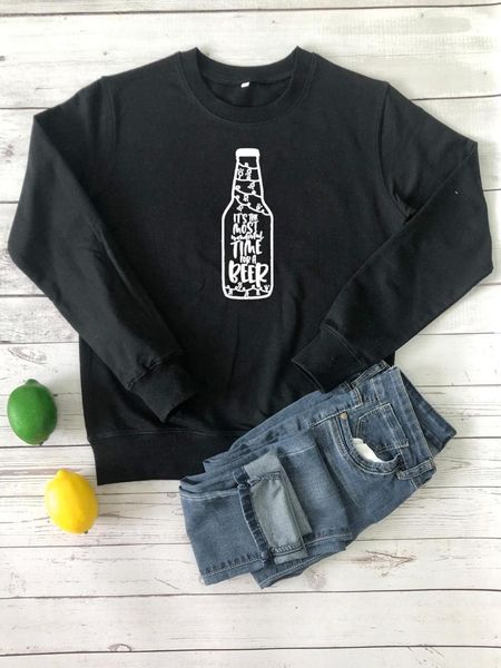 women's hoodies & sweatshirts kawaii it's the most wonderful time for a beer letter cotton women sweatshirt festival fashion pullo, Black
women's hoodies & sweatshirts kawaii it's the most wonderful time for a beer letter cotton women sweatshirt festival fashion pullo, Black