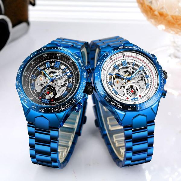 wristwatches winner men's watches fashion skeleton automatic steel band watch waterproof luxury mechanical men wristwatch relogio mascu, Slivery;brown
wristwatches winner men's watches fashion skeleton automatic steel band watch waterproof luxury mechanical men wristwatch relogio mascu, Slivery;brown