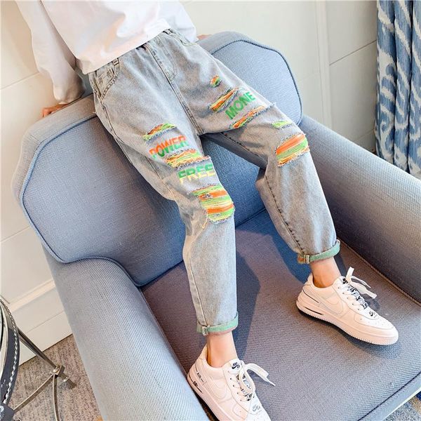 jeans baby girls pants teenage kids denim children clothes capris ripped hole distressed korean colorful stripes 6 to 14 yrs, Blue
jeans baby girls pants teenage kids denim children clothes capris ripped hole distressed korean colorful stripes 6 to 14 yrs, Blue