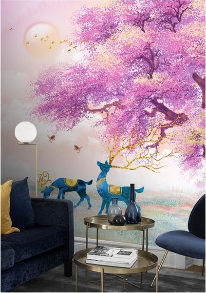 wallpapers ainyoousem nordic hand painted purple big tree elk background wall papel de parede wallpaper 3d stickers
wallpapers ainyoousem nordic hand painted purple big tree elk background wall papel de parede wallpaper 3d stickers