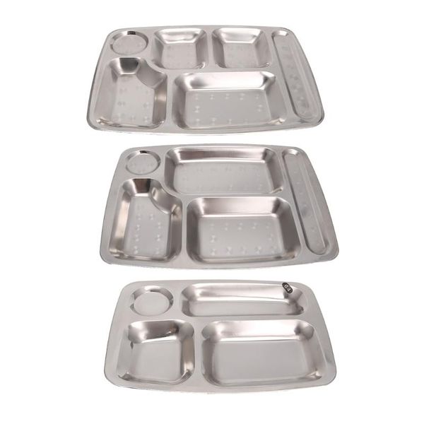 kitchen storage & organization multi-purpose stainless steel divided dinner tray lunch container food plate 4/5/6 section
kitchen storage & organization multi-purpose stainless steel divided dinner tray lunch container food plate 4/5/6 section