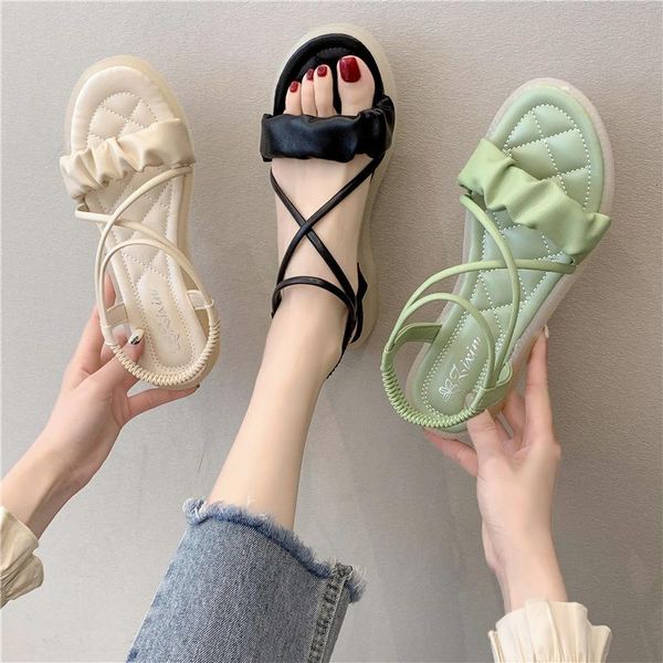 sandals 2021 summer women's rhinestone jelly one-line dual-purpose shoes casual student beach women, Black
sandals 2021 summer women's rhinestone jelly one-line dual-purpose shoes casual student beach women, Black