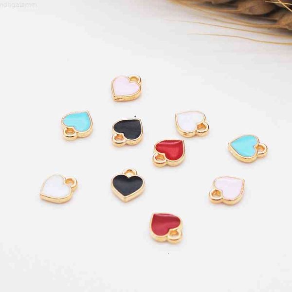 50pcs/lot fashion small heart shape 7*8mm gold tone oil drop diy bracelet floating charms, Red;brown
50pcs/lot fashion small heart shape 7*8mm gold tone oil drop diy bracelet floating charms, Red;brown