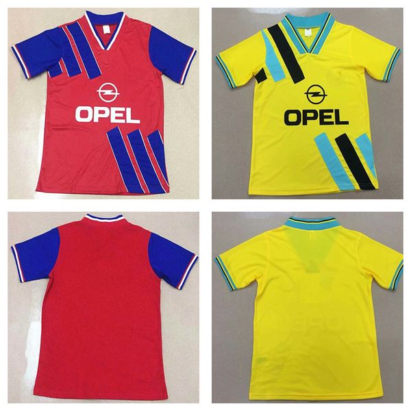 1993 1994 retro soccer jerseys home red away yellow classic vintage 93/94 football shirts matthäus scholl klinsmann nerlinger labbadia, Black;yellow
1993 1994 retro soccer jerseys home red away yellow classic vintage 93/94 football shirts matthäus scholl klinsmann nerlinger labbadia, Black;yellow