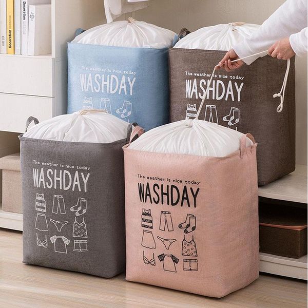 storage boxes & bins collapsible beam basket clothes toy sundries sorting bag household container large capacity waterproof cotton and linen
storage boxes & bins collapsible beam basket clothes toy sundries sorting bag household container large capacity waterproof cotton and linen