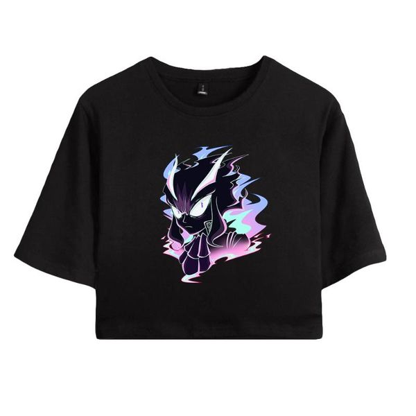 women's t-shirt promare galo thymos lio print autumn spring summer holiday youthful women/girl bare midriff kawaii style, White
women's t-shirt promare galo thymos lio print autumn spring summer holiday youthful women/girl bare midriff kawaii style, White