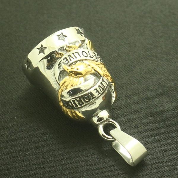 pendants 316l stainless steel cool lady rider flower silver no sound bell pendant for gift, Black
pendants 316l stainless steel cool lady rider flower silver no sound bell pendant for gift, Black