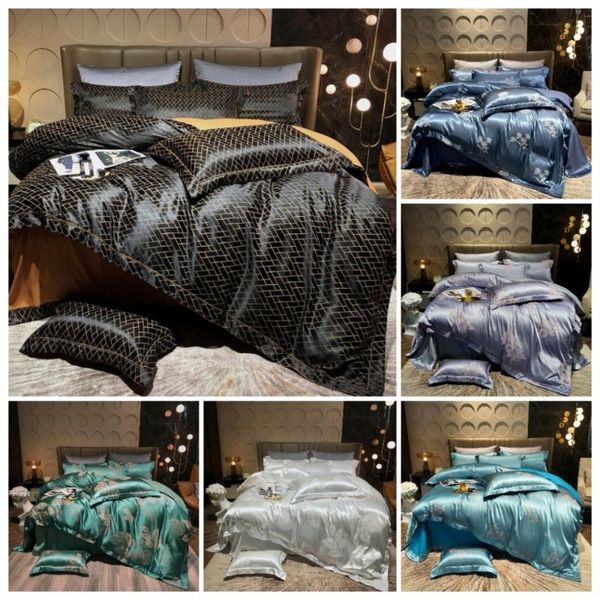 bedding sets luxury 4 pcs jacquard european style duvet cover set silk quilt pillowcase king bed
bedding sets luxury 4 pcs jacquard european style duvet cover set silk quilt pillowcase king bed