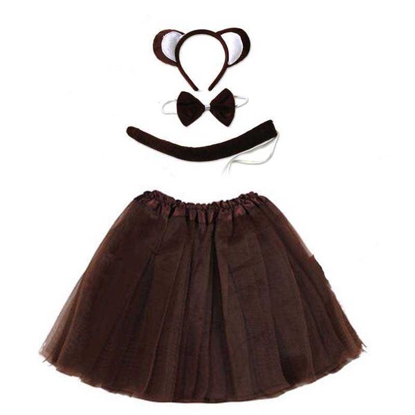 halloween cosplay boy girl brown monkey costume animal headband tutu skirt tail set kids children christmas birthday party gift q0910, Blue
halloween cosplay boy girl brown monkey costume animal headband tutu skirt tail set kids children christmas birthday party gift q0910, Blue