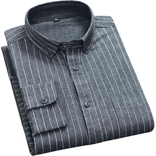 Casual Man Striped Shirts Camisa Social Masculina Long Sleeve Button Down 100% Cotton Breathable Regular Fit Male, White;black
Casual Man Striped Shirts Camisa Social Masculina Long Sleeve Button Down 100% Cotton Breathable Regular Fit Male, White;black