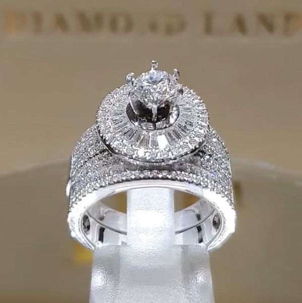 wedding rings creative geometric round cute zircon set for women fashion classic engagement jewelry gift, Slivery;golden
wedding rings creative geometric round cute zircon set for women fashion classic engagement jewelry gift, Slivery;golden