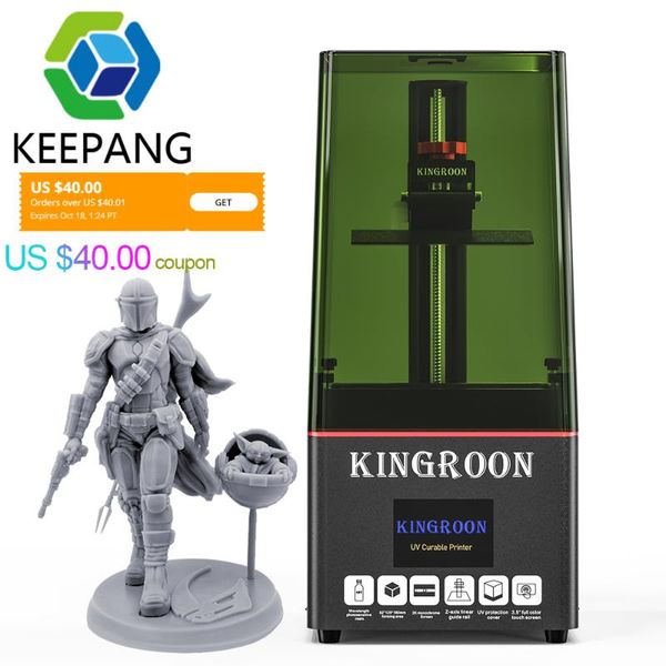 printers kingroon kp6 mono sla 3d printer uv resin lcd pocuring high precision fast printing speed 129*82*180mm
printers kingroon kp6 mono sla 3d printer uv resin lcd pocuring high precision fast printing speed 129*82*180mm
