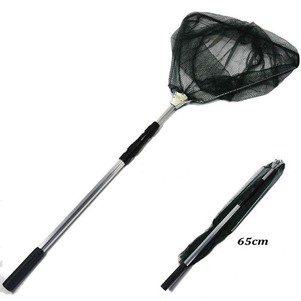 portable triangular brail folding fishing net landing 3 section extendable aluminium pole handle 65-173cm tackle accessories
portable triangular brail folding fishing net landing 3 section extendable aluminium pole handle 65-173cm tackle accessories