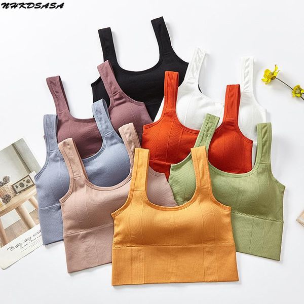 camisoles & tanks nhkdsasa women crop knitted tank push up underwear tube square collar with pad wireless sports padded camisole, Black;white
camisoles & tanks nhkdsasa women crop knitted tank push up underwear tube square collar with pad wireless sports padded camisole, Black;white