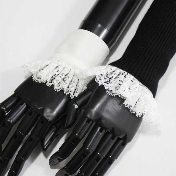 five fingers gloves fashion 1pair women sweater decor chiffon fake sleeves floral lace pleated false cuffs, Blue;gray
five fingers gloves fashion 1pair women sweater decor chiffon fake sleeves floral lace pleated false cuffs, Blue;gray