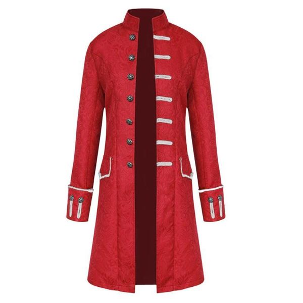 men's jackets men winter warm vintage tailcoat overcoat outwear buttons coat gothic daxie frock uniform costume c5n9, Black;brown
men's jackets men winter warm vintage tailcoat overcoat outwear buttons coat gothic daxie frock uniform costume c5n9, Black;brown