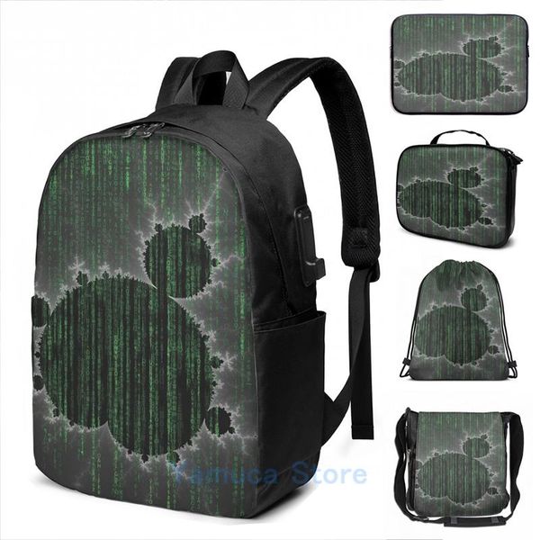 backpack funny graphic print scifi fractal usb charge men school bags women bag travel laptop
backpack funny graphic print scifi fractal usb charge men school bags women bag travel laptop