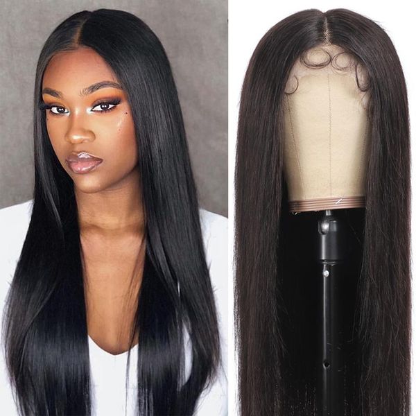 lace wigs brazilian straight human hair wig natural color pre plucked for black women 13x1 remy fast 150%, Black;brown
lace wigs brazilian straight human hair wig natural color pre plucked for black women 13x1 remy fast 150%, Black;brown