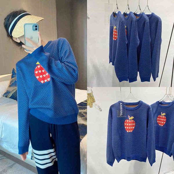 xiaoxiangfeng apple sweater women's early autumn thin 2021 new loose round neck pullover sweater long sleeve fashion, White
xiaoxiangfeng apple sweater women's early autumn thin 2021 new loose round neck pullover sweater long sleeve fashion, White