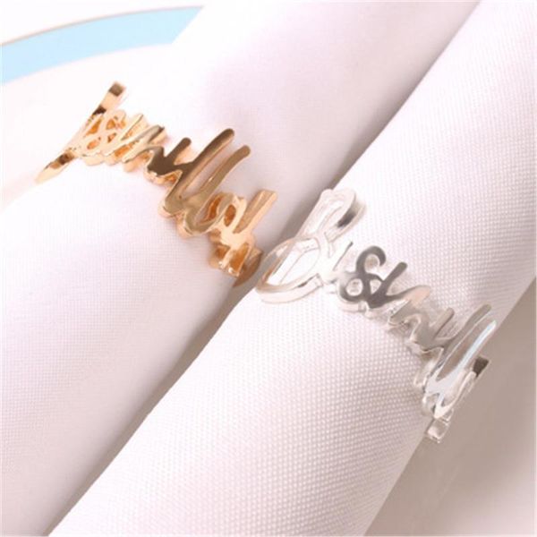 napkin rings 10 / pcs wish letter buckle wedding ring metal el tableware
napkin rings 10 / pcs wish letter buckle wedding ring metal el tableware