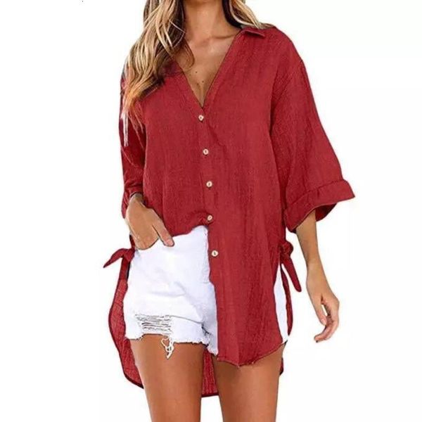 women's t-shirt women shirts casual long sleeve turn down collar irregular hem belt button loose shirt t clothing1 4mmo, White
women's t-shirt women shirts casual long sleeve turn down collar irregular hem belt button loose shirt t clothing1 4mmo, White