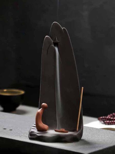 fragrance lamps ceramic backflow incense burner high mountain flowing water aroma home decoration ornaments
fragrance lamps ceramic backflow incense burner high mountain flowing water aroma home decoration ornaments