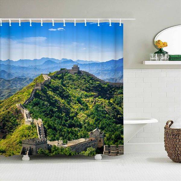 shower curtains natural landscape china great wall fabric curtain waterproof printing bath for bathroom decorate with 12 hooks
shower curtains natural landscape china great wall fabric curtain waterproof printing bath for bathroom decorate with 12 hooks