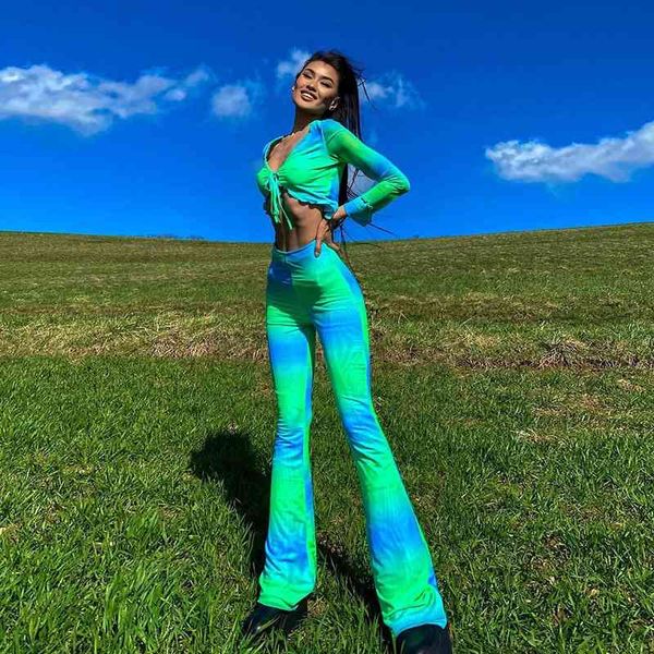 women's leggings tie dye print suit set boho beach fashion elegant v neck lace up blouse & high waist flare pants ppq9, Black
women's leggings tie dye print suit set boho beach fashion elegant v neck lace up blouse & high waist flare pants ppq9, Black