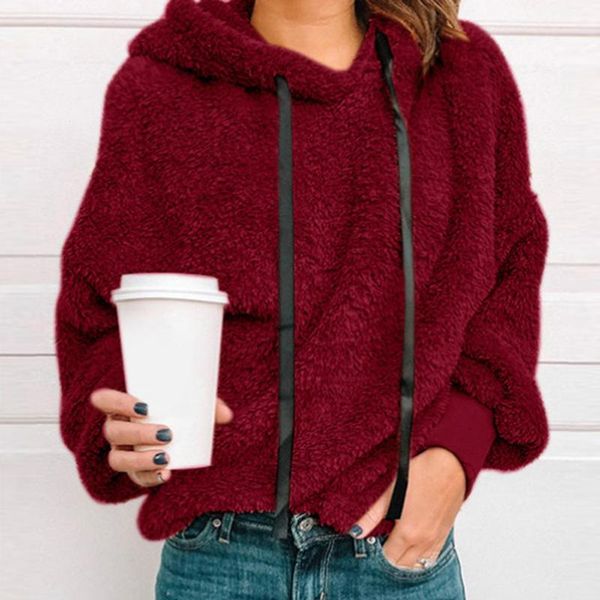 women's hoodies & sweatshirts lantern sleeve women sweatshirt solid fleece woman 2021 casual drawstring hoody warm pullover in winter, Black
women's hoodies & sweatshirts lantern sleeve women sweatshirt solid fleece woman 2021 casual drawstring hoody warm pullover in winter, Black