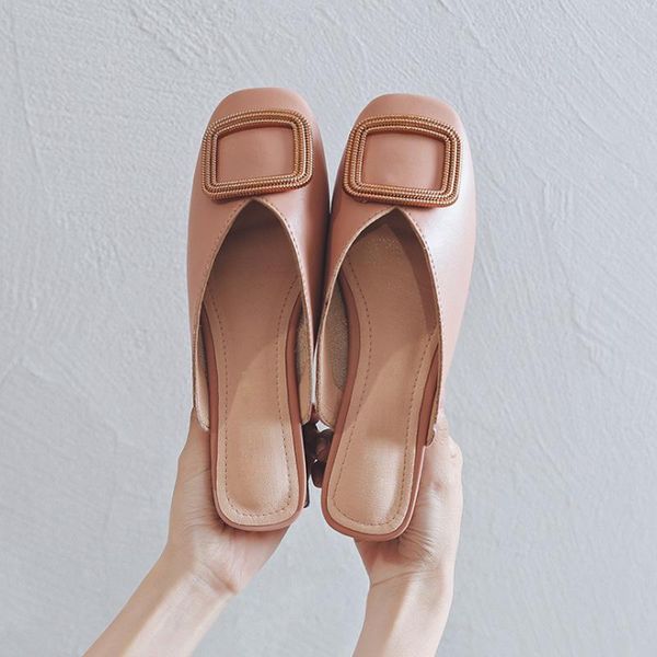 women mid heels mules woman comfrotable slippers women's casual slip on british shoes ladies slides female footwear plus size 43, Black
women mid heels mules woman comfrotable slippers women's casual slip on british shoes ladies slides female footwear plus size 43, Black