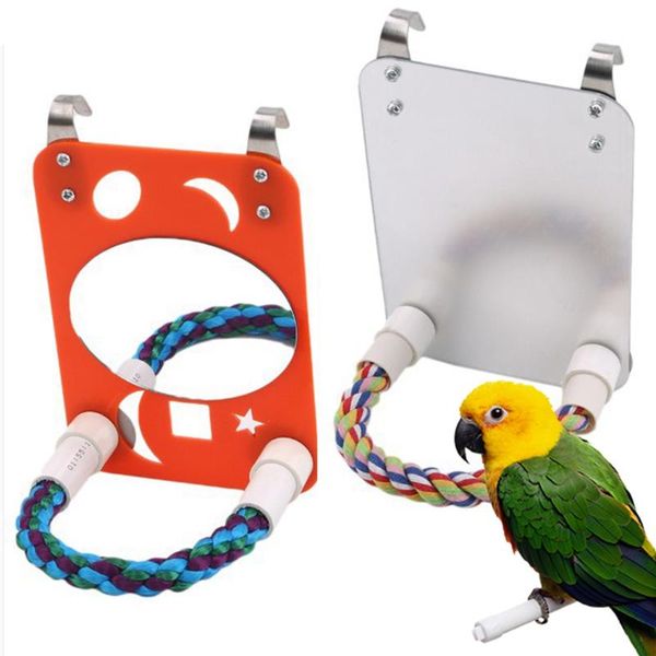 other bird supplies parrot toys chewing bite hanging cage swing climb rope mirror toy safety stand pet accessories
other bird supplies parrot toys chewing bite hanging cage swing climb rope mirror toy safety stand pet accessories