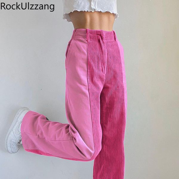 colorblock contrast patchwork autumn fall korean women slim high waist corduroy loose straight pant streetwear fashion 2021 women's pan, Black;white
colorblock contrast patchwork autumn fall korean women slim high waist corduroy loose straight pant streetwear fashion 2021 women's pan, Black;white