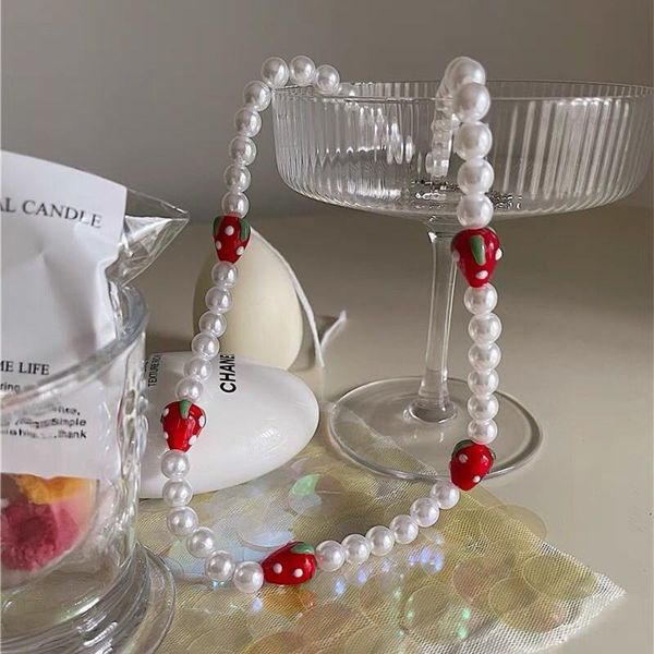 chokers strawberry pearl fruit necklace trendy sweet choker for women girl summer holiday jewelry 2021 korean ins, Golden;silver
chokers strawberry pearl fruit necklace trendy sweet choker for women girl summer holiday jewelry 2021 korean ins, Golden;silver