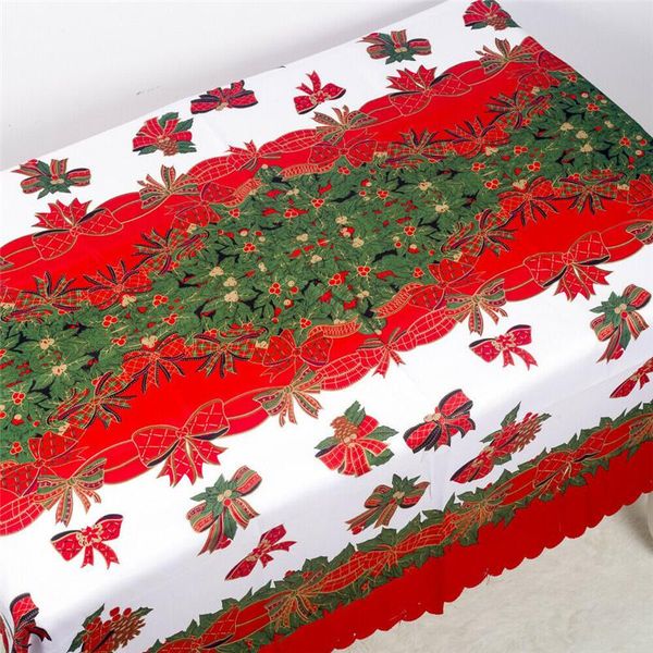 table cloth christmas party home cover festive decor staff 180x150cm candle tree bells floral print red fabric fashion
table cloth christmas party home cover festive decor staff 180x150cm candle tree bells floral print red fabric fashion