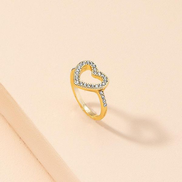 wedding rings trendy shiny crystal rhinestone geometric hollow heart round gold color metal ring for women girls chic jewelry gift, Slivery;golden
wedding rings trendy shiny crystal rhinestone geometric hollow heart round gold color metal ring for women girls chic jewelry gift, Slivery;golden