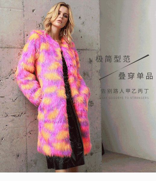 women's fur & faux trodeam 2021 cross-border autumn and winter clothing product color coat cotton thickened long plush coats, Black
women's fur & faux trodeam 2021 cross-border autumn and winter clothing product color coat cotton thickened long plush coats, Black