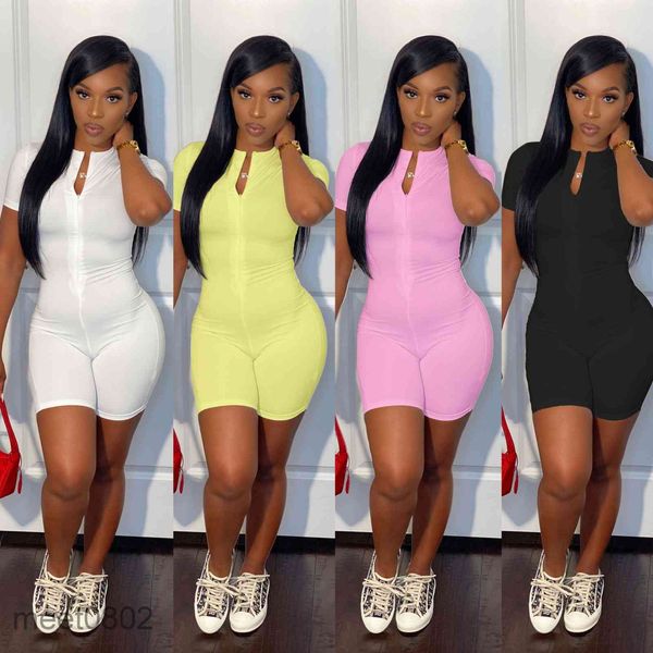 women's jumpsuits & selling 2021 summer women jumpsuit designer solid color zipper onesies fashion short sleeve shorts rompers tight ca, Black;white
women's jumpsuits & selling 2021 summer women jumpsuit designer solid color zipper onesies fashion short sleeve shorts rompers tight ca, Black;white