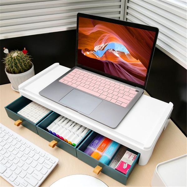 deskcomputer shelf monitor base office storage box screen desk rack with drawer computor holder hooks & rails
deskcomputer shelf monitor base office storage box screen desk rack with drawer computor holder hooks & rails