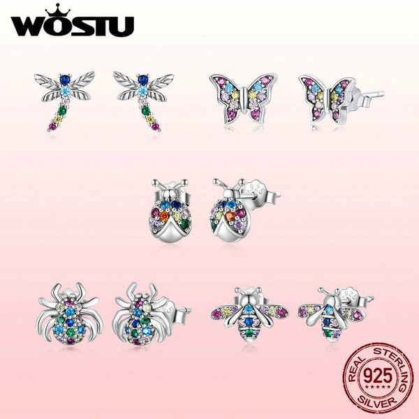 stud wostu silver earrings 925 sterling colorful insect for women engagement party fashion jewelry, Golden;silver
stud wostu silver earrings 925 sterling colorful insect for women engagement party fashion jewelry, Golden;silver
