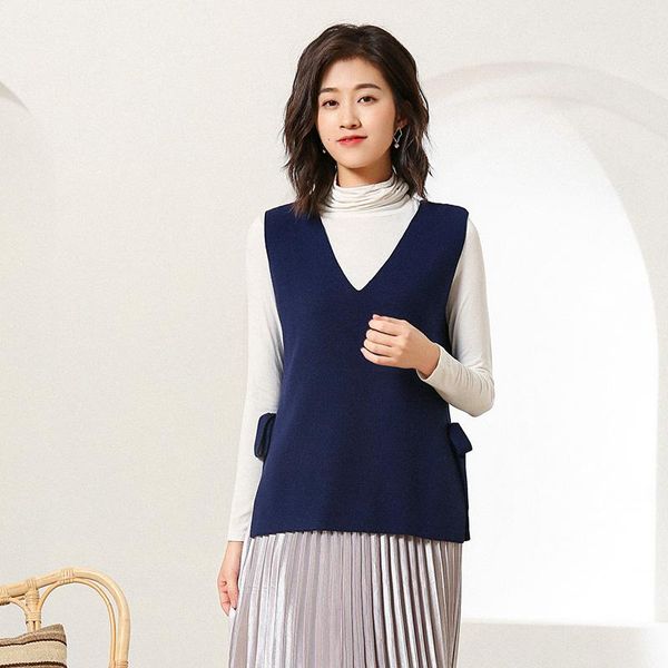 women's sweaters mvlyflrt 19 spring and autumn elegant fashion ladies wool vest v-neck pullover waist knit yang bottoming sweater, White;black
women's sweaters mvlyflrt 19 spring and autumn elegant fashion ladies wool vest v-neck pullover waist knit yang bottoming sweater, White;black