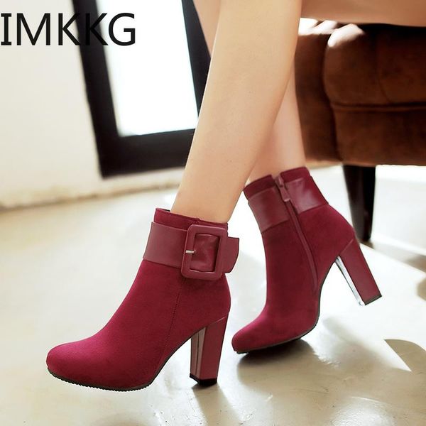 boots 2021 autumn winter european british retro thick with belt buckle high heel elastic women's large size, Black
boots 2021 autumn winter european british retro thick with belt buckle high heel elastic women's large size, Black