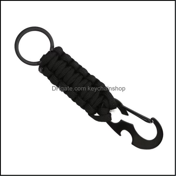 keychains fashion accessories wilderness survival mti-function woven paracord keychain key ring wholesale drop delivery 2021 h9ywr, Silver
keychains fashion accessories wilderness survival mti-function woven paracord keychain key ring wholesale drop delivery 2021 h9ywr, Silver
