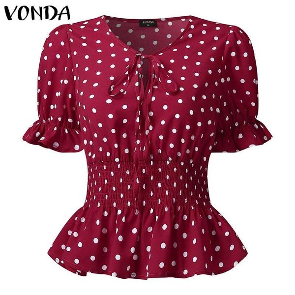 women's blouses & shirts summer beach printed blouse women bohemian 2021 vonda plus size party blusas femme, White
women's blouses & shirts summer beach printed blouse women bohemian 2021 vonda plus size party blusas femme, White