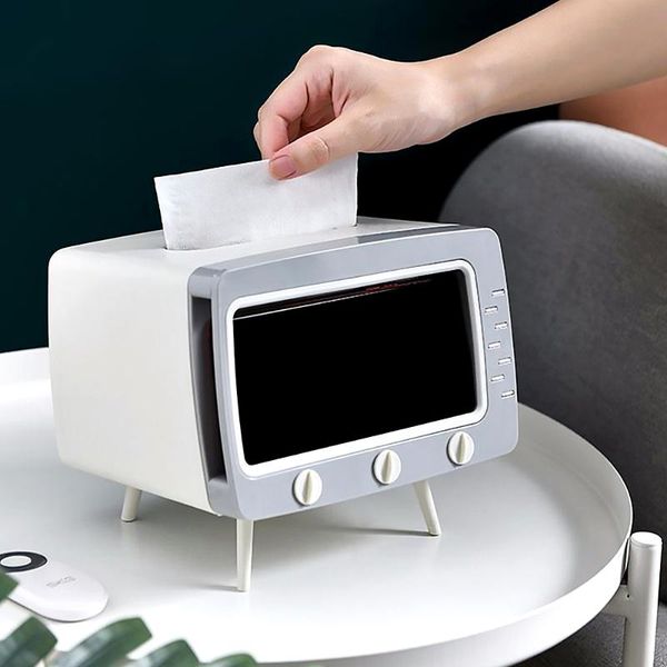 tissue boxes & napkins chic case box container tv-shaped napkin holder multifunctional cute desktoilet paper table decoration
tissue boxes & napkins chic case box container tv-shaped napkin holder multifunctional cute desktoilet paper table decoration