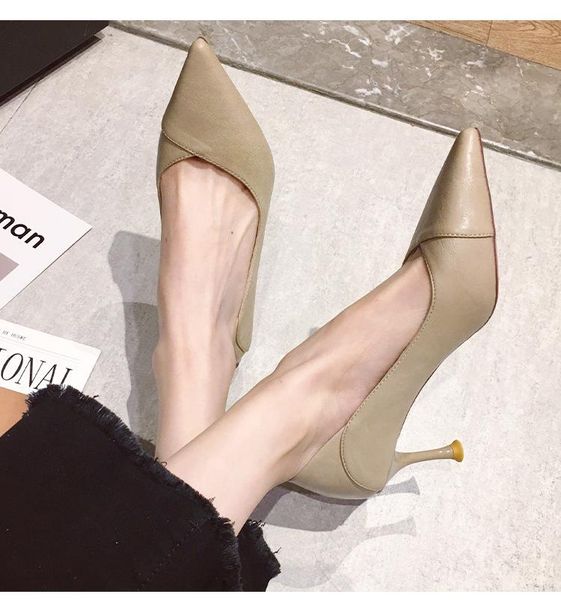 high heels women's stiletto shoes shallow mouth work single women fall/winter size 33 40 dress, Black
high heels women's stiletto shoes shallow mouth work single women fall/winter size 33 40 dress, Black