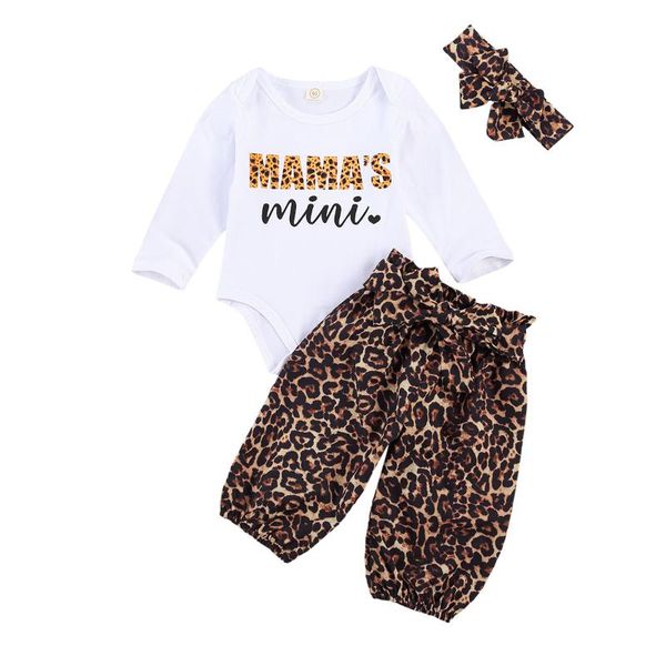 clothing sets 2021 spring leopard print children wear set toddler baby girls long sleeve + suspender trousers headband outfits, White
clothing sets 2021 spring leopard print children wear set toddler baby girls long sleeve + suspender trousers headband outfits, White