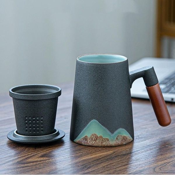 mugs qingshan large capacity black pottery water cup personal with cover and filter three piece wooden handle coarse kiln
mugs qingshan large capacity black pottery water cup personal with cover and filter three piece wooden handle coarse kiln