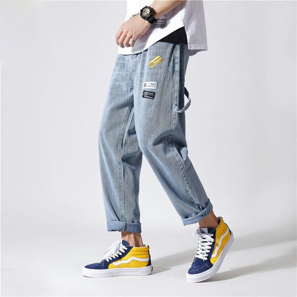 pants men's loose student korean fashion versatile straight leg autumn jeans capris wide spring and, Blue
pants men's loose student korean fashion versatile straight leg autumn jeans capris wide spring and, Blue