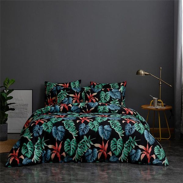 bedding sets tropical leaves pattern black set luxury duvet cover us king//twin size quilt and pillowcase 1/2pcs
bedding sets tropical leaves pattern black set luxury duvet cover us king//twin size quilt and pillowcase 1/2pcs