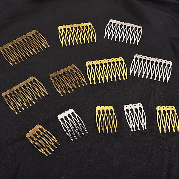 5/10 teeth metal hair comb bronze tone hair clips claw hairpins diy jewelry findings & components wedding hair supplies, Silver
5/10 teeth metal hair comb bronze tone hair clips claw hairpins diy jewelry findings & components wedding hair supplies, Silver